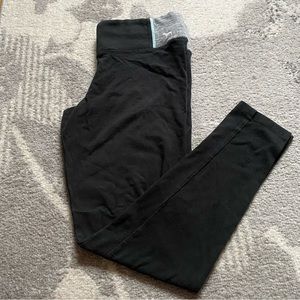 Victoria’s Secret PINK Cotton Flat band Black Yoga Leggings